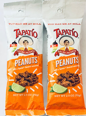 
                  
                    2.5 oz Tapatio Peanuts - Tapatio Nuts
                  
                
